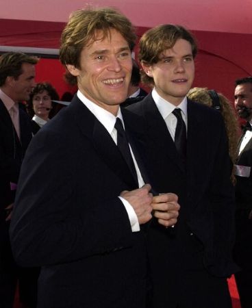 Jack Dafoe with his father, Willem Dafoe